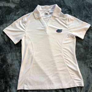 Cutter & Buck White Florida Gators Shirt